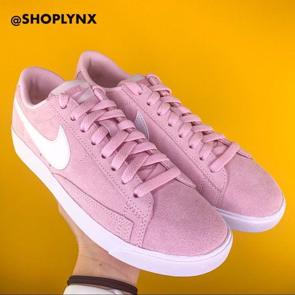Nike Blazer Low Pink Suede Low Top Sneaker - Picture 5 of 8
